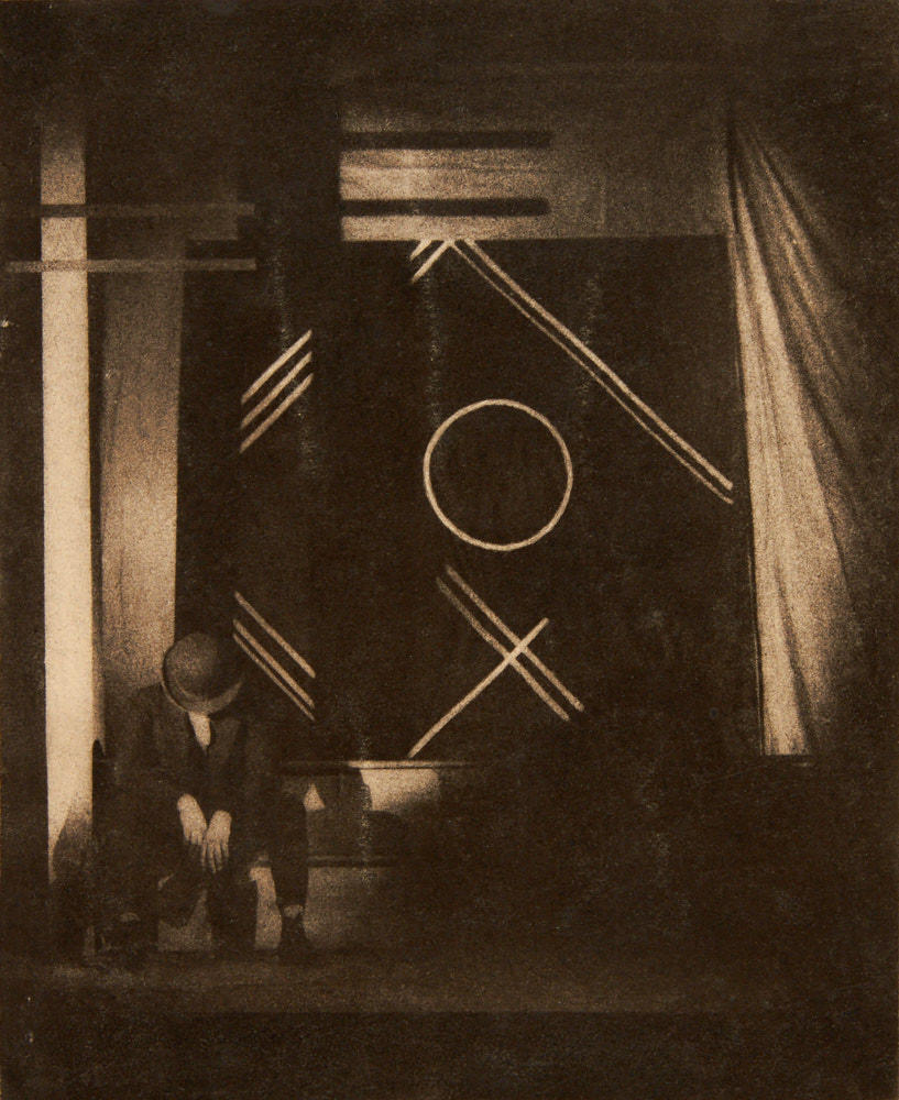 Vladislav Vančura, Učitel a žák, (Abstraction), 1927 – print by Jaroslav Rössler – OstLicht Photo Auction