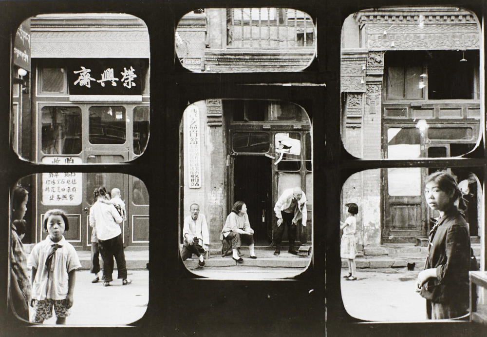 ‘A street in Beijing as seen from inside an antique dealer's shop’, China 1965 – print by Marc Riboud / Magnum Photos – OstLicht Photo Auction